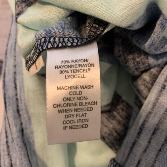 LOFT skirt in blue stripes - Picture 4 of 4